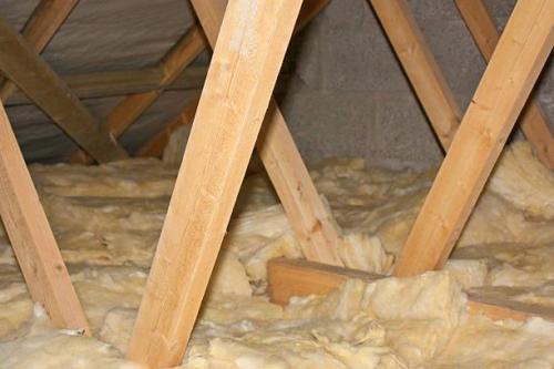 A typical home attic.